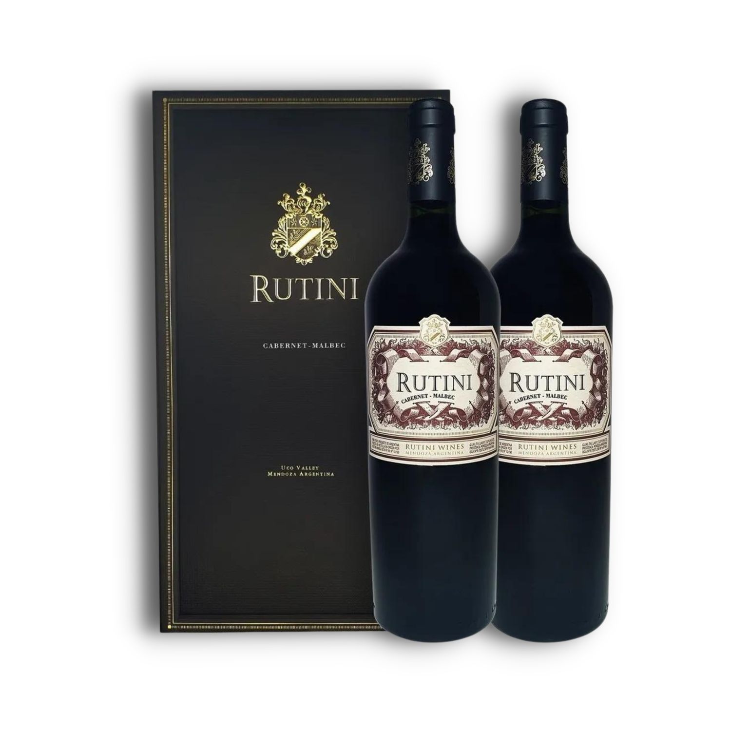 Estuche Rutini Cabernet Sauvignon / Malbec x2x750cc