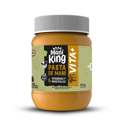 Mani King Pasta de Mani Natural Vit+ x350grs