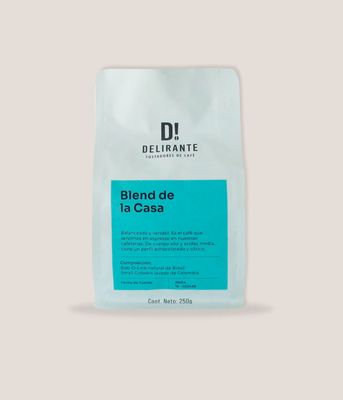 Café Delirante Blend de la Casa en grano x 250grs