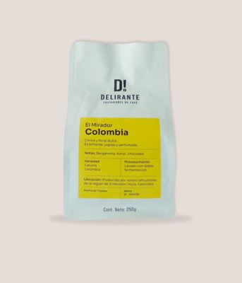 Café Delirante Colombia en grano x250grs