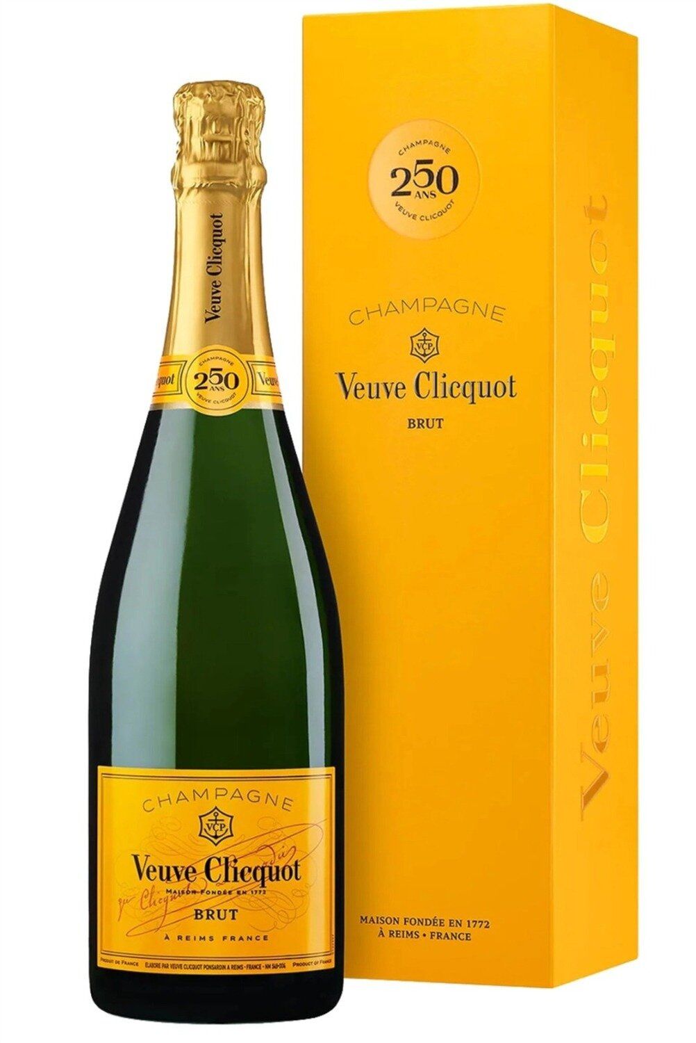 Champagne Vueve Clicquot Brut Eco Yellow Label x750cc (nuevo)