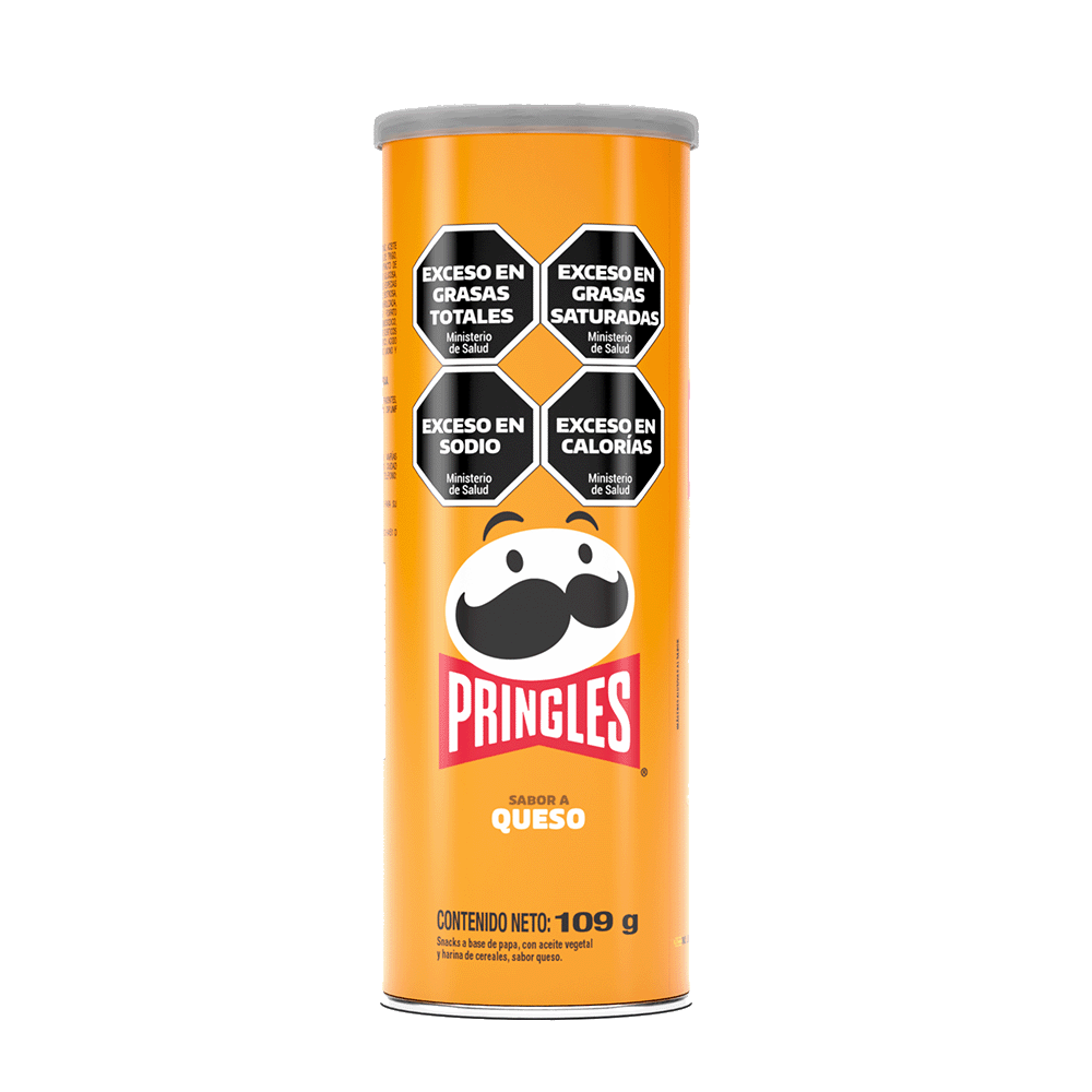 Pringles papas fritas queso x109gs
