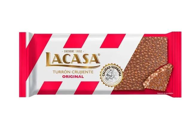 LaCasa Turrón de Chocolate Crujiente x150gr