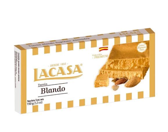 LaCasa Turrón de Almendras Blando x150grs
