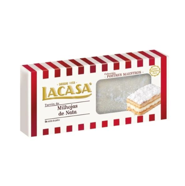 LaCasa Turrón Praline Milhojas de Nata x200gr