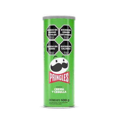 Pringles Papas Fritas Crema Y Cebolla x109g