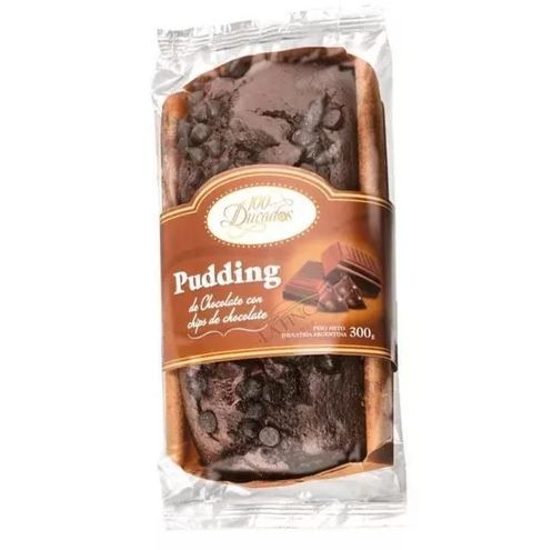 Pudding 100 Dducados Chocolate Con Chips de  Chocolate x300gr