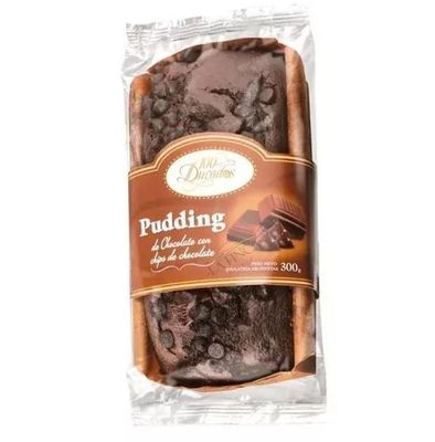 Pudding 100 Dducados Chocolate Con Chips de  Chocolate x300gr