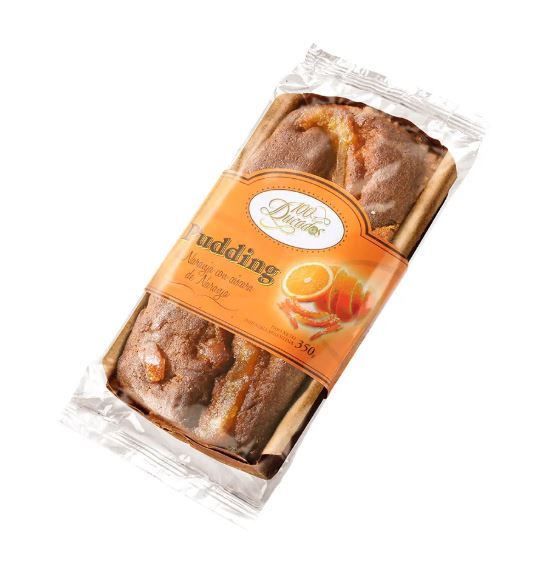 Pudding 100 Ducados Naranja Con Cáscara de Naranja x300gr