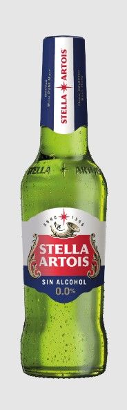 Cerveza Stella Artois Botella Sin Alcohol x330cc