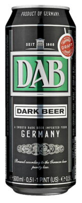 Cerveza DAB Dark Lata x500cc (Alemania)