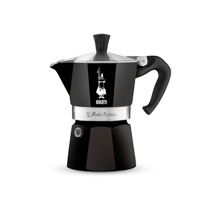 Cafetera Moka Express Negra 3 Tazas Bialetti