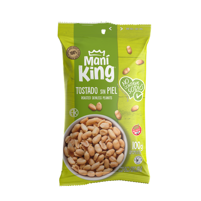 Mani king tostado sin sal x100grs
