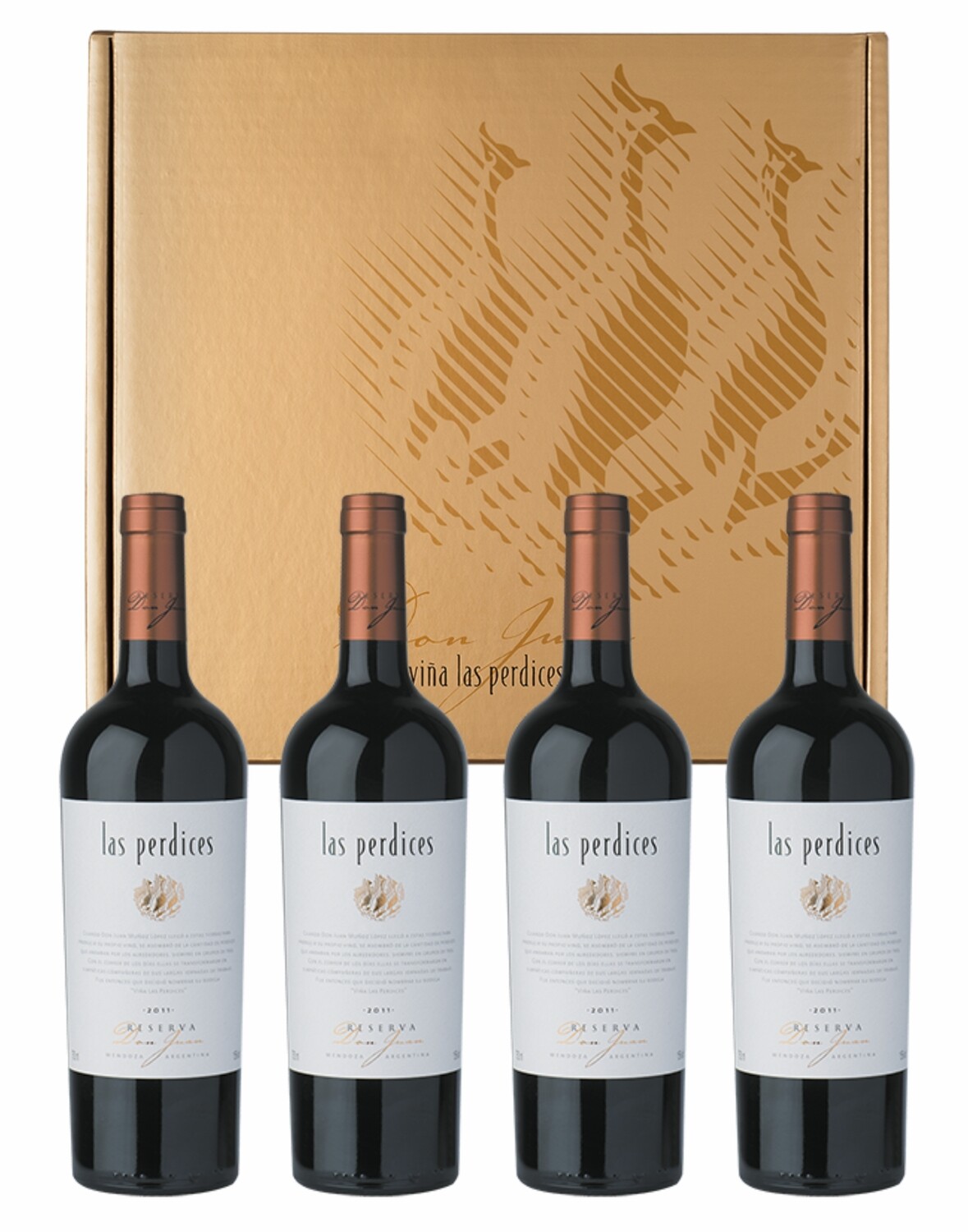 Estuche Las Perdices Don Juan Reserva 4x750cc