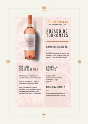 Vino Elementos Rose 750cc
