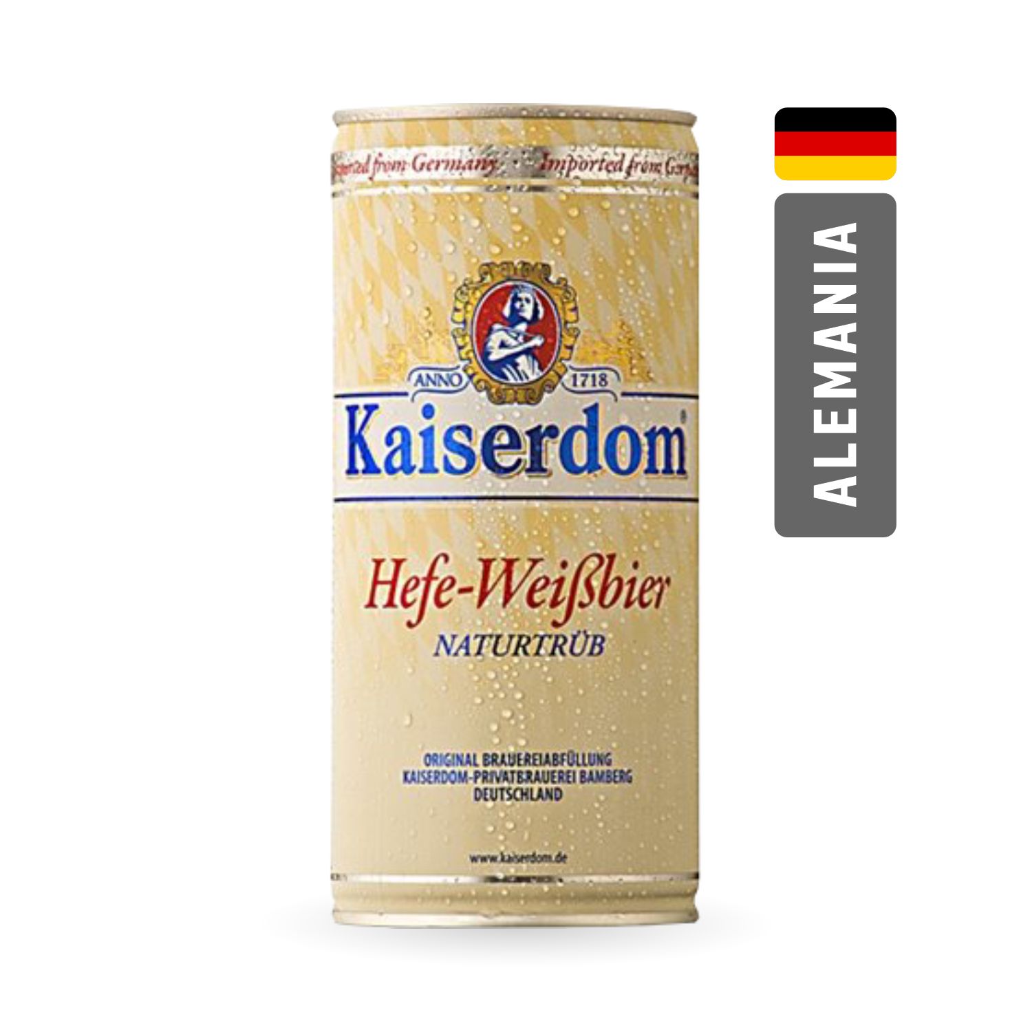 Cerveza Kaiserdom Hefe-Weissebier x1L (Alemania)
