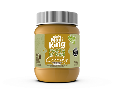 Pasta de mani king crunchy x350grs