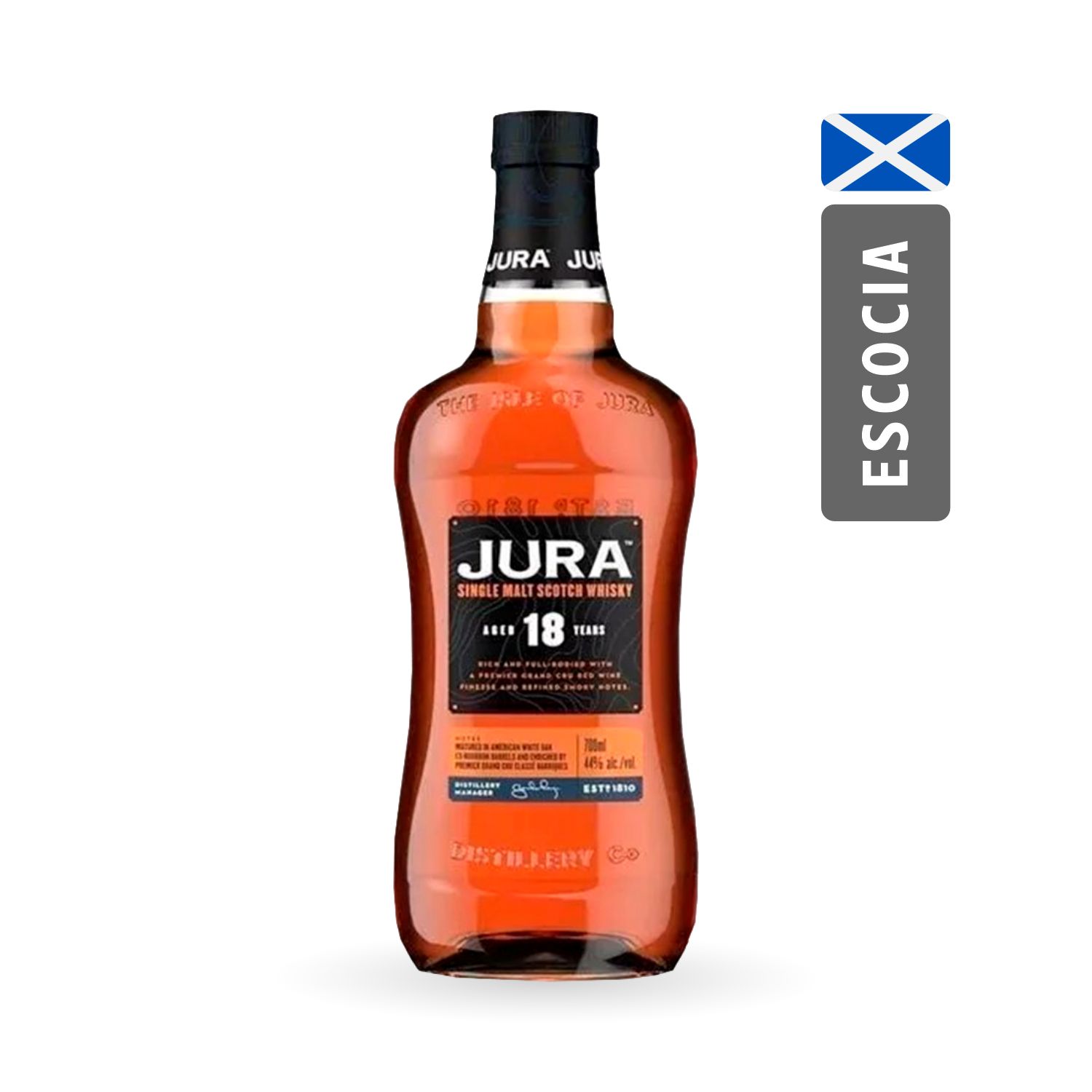 Whisky Jura 18 A Single Malt Scotch x700cc