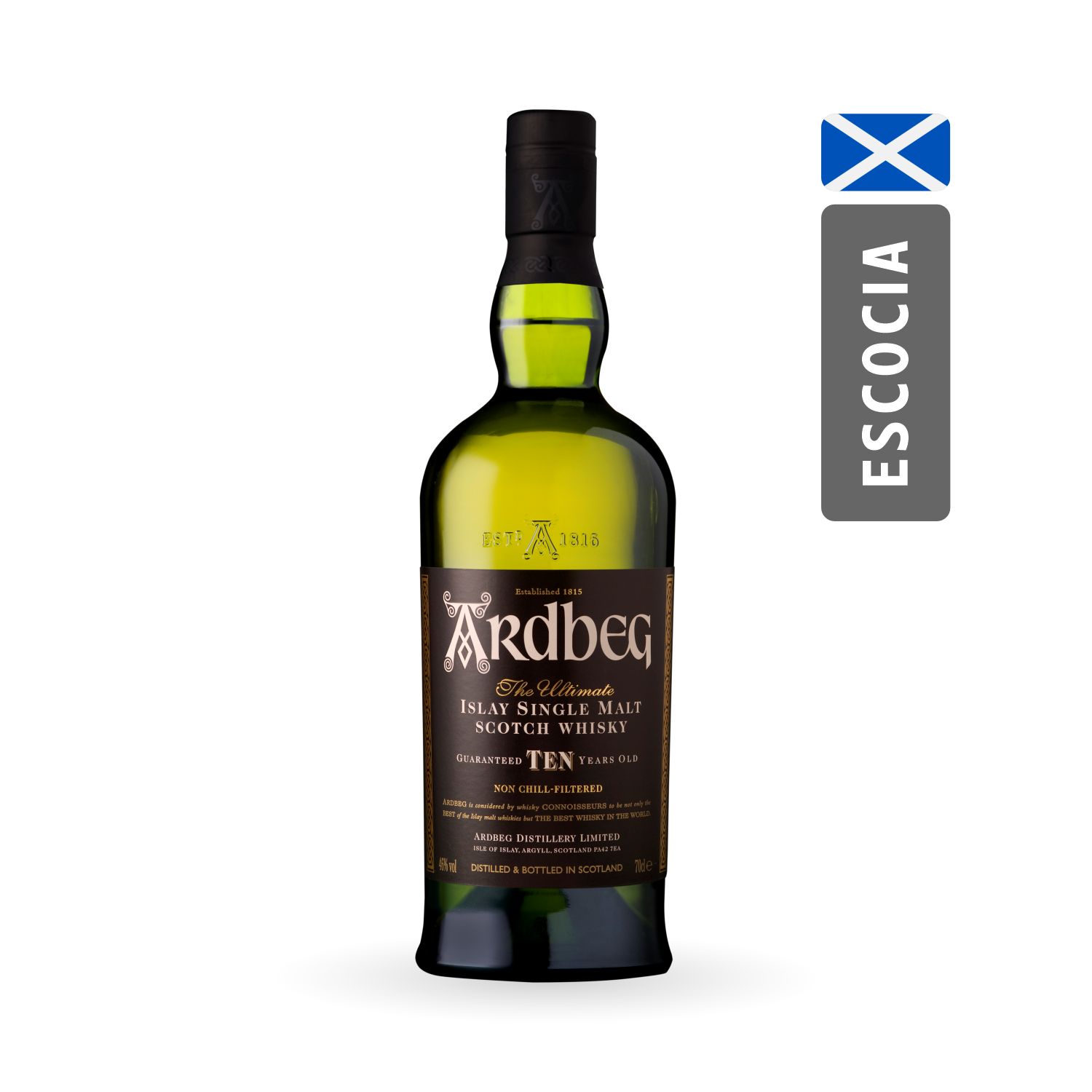 Whisky Ardbeg 10 A x700cc (Escocia)