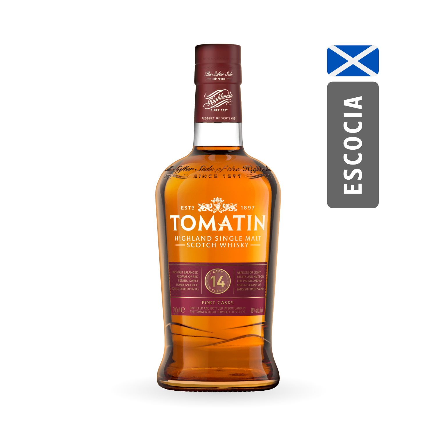 Whisky Tomatin 14 años Port Cask x700cc