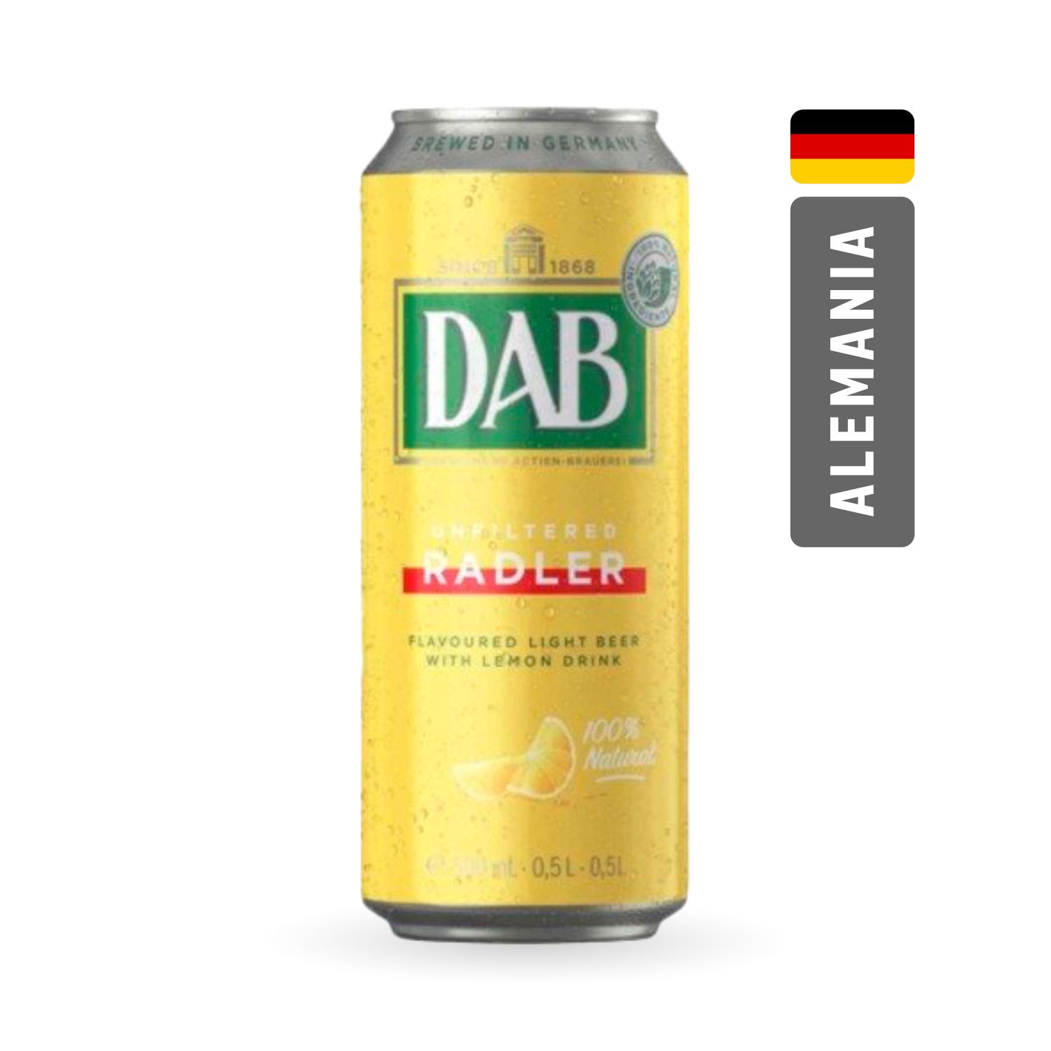 Cerveza Dab Radler Lata x500cc (alemania)