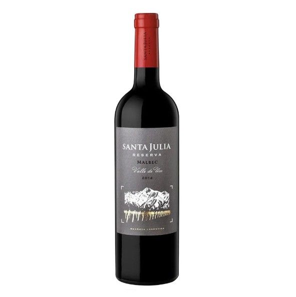 Vino Santa Julia Reserva Malbec x750cc nuevo