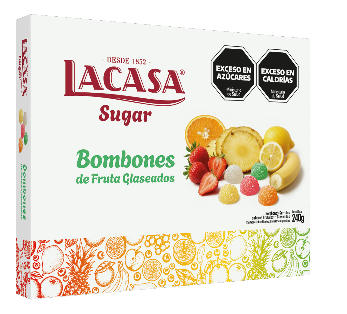 LaCasa Bombones De Fruta Sugar Surtidos x240gr