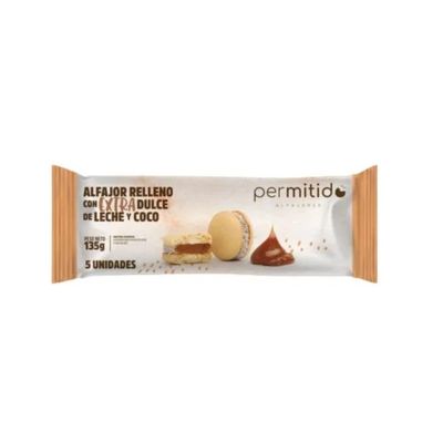 Permitido Alfajor De Maicena x5x145Gr.