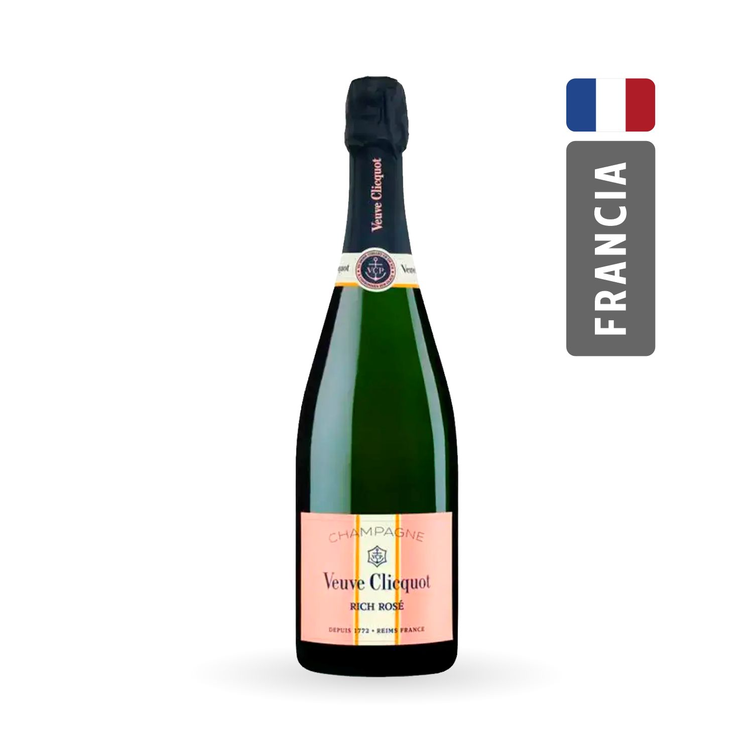 Veuve Clicquot Rich On Ice Rose x750cc (Francia)