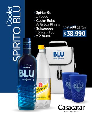 Cooler Gin Spirito BLU