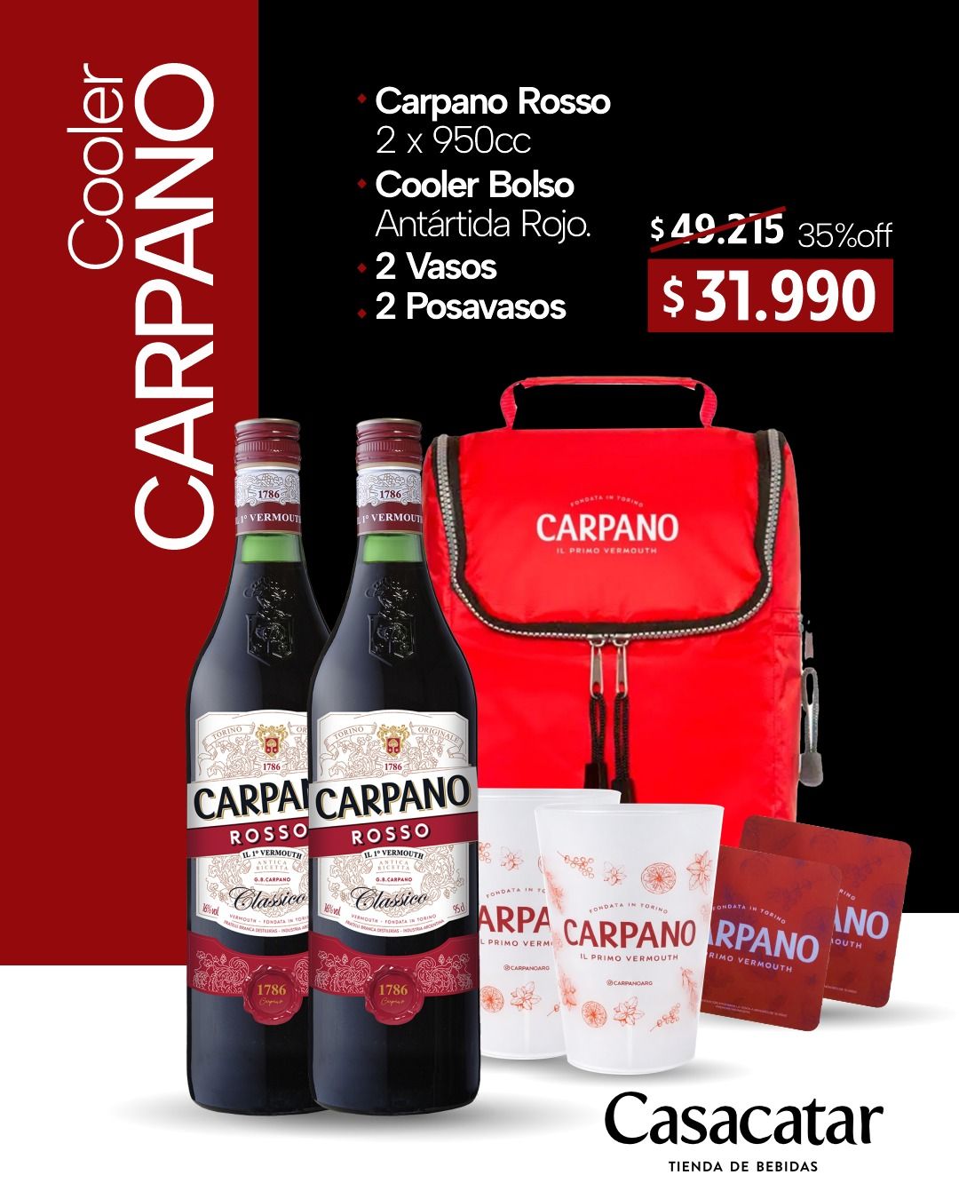 Cooler Carpano Rosso