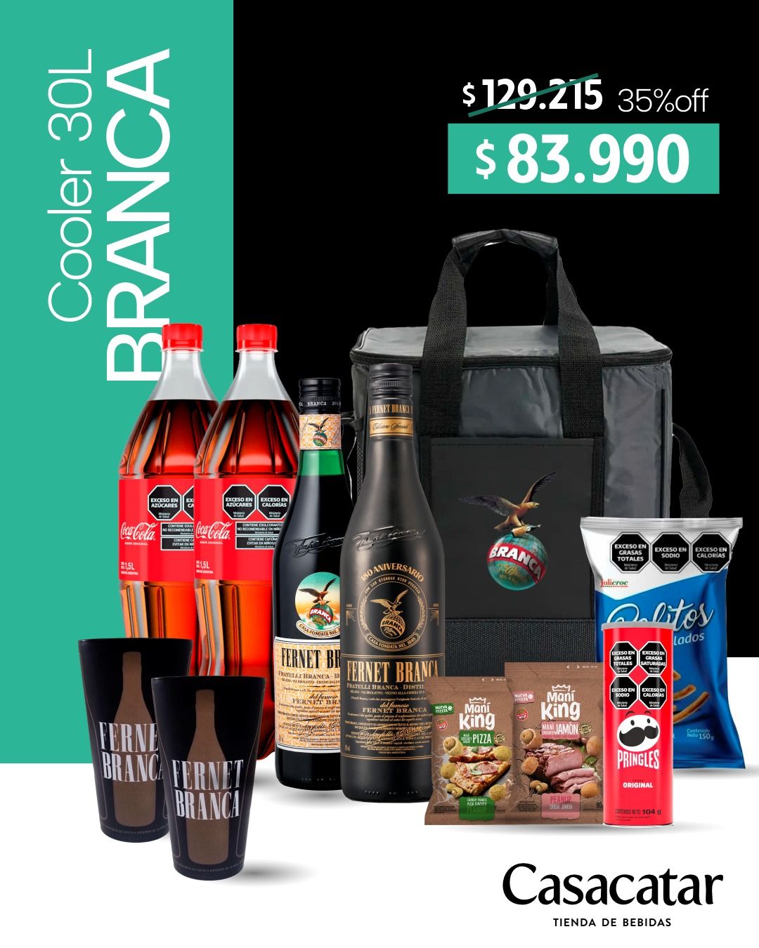 COOLER 30L FERNET CASACATAR