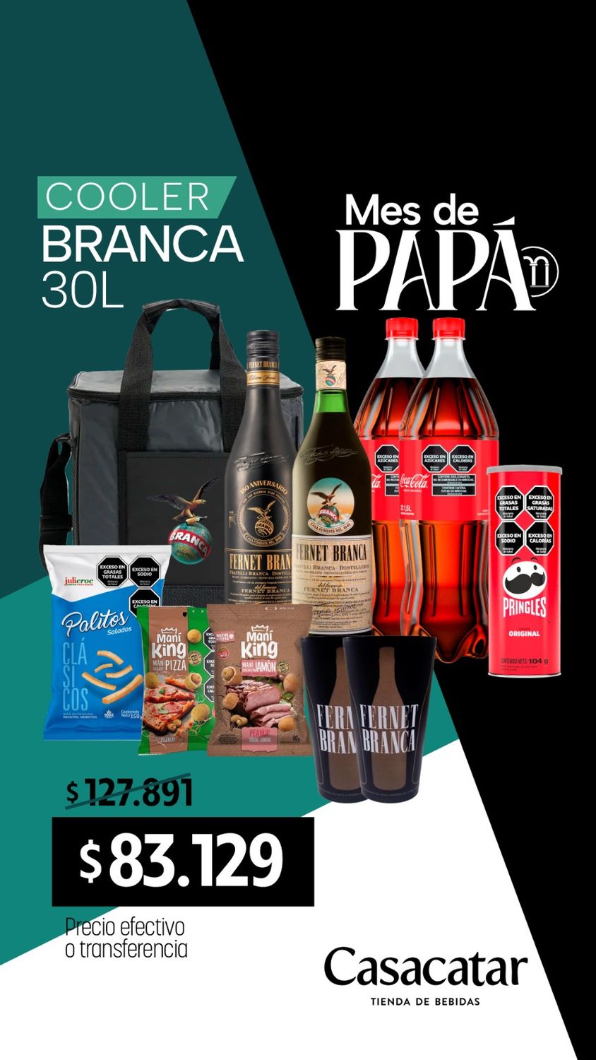 COOLER 30L FERNET CASACATAR