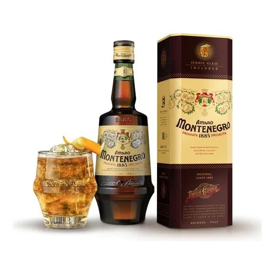 Estuche Montenegro Licor Amaro 23° X750cc (Italia)