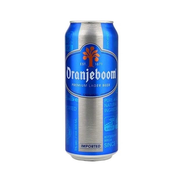 Cerveza Oranjeboom Lager lata x500cc (Holanda)