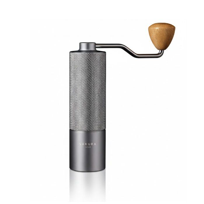 Molinillo De Café Sakura Oakstone Silver