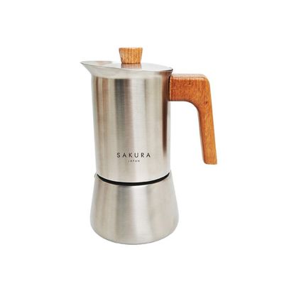 Cafetera Moka Sakura Oakstone 6 Polillos