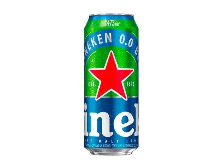 Cerveza Heineken Sin Alcohol Lata x473cc