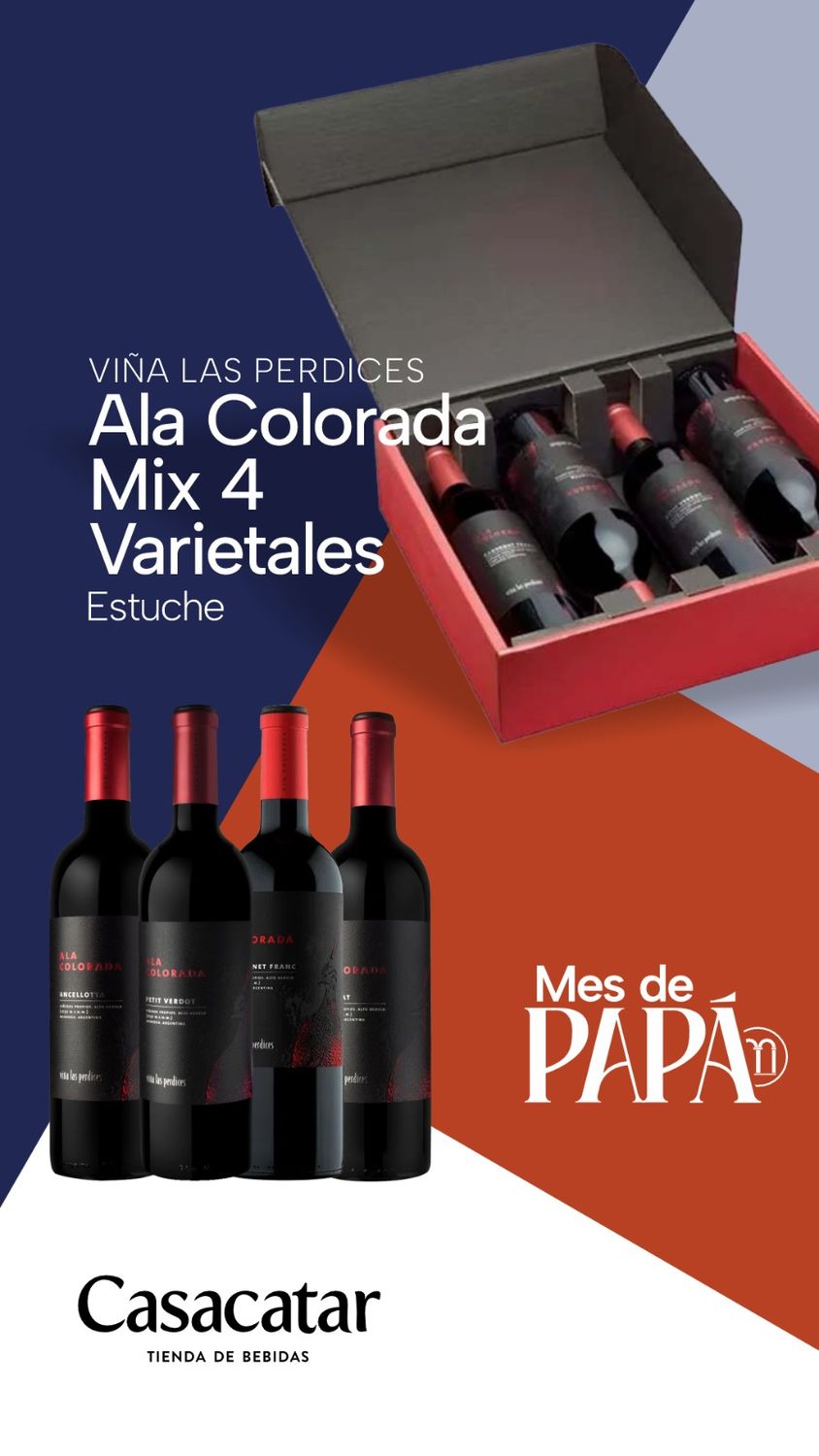 Estuche Ala Colorada 4 variedades
