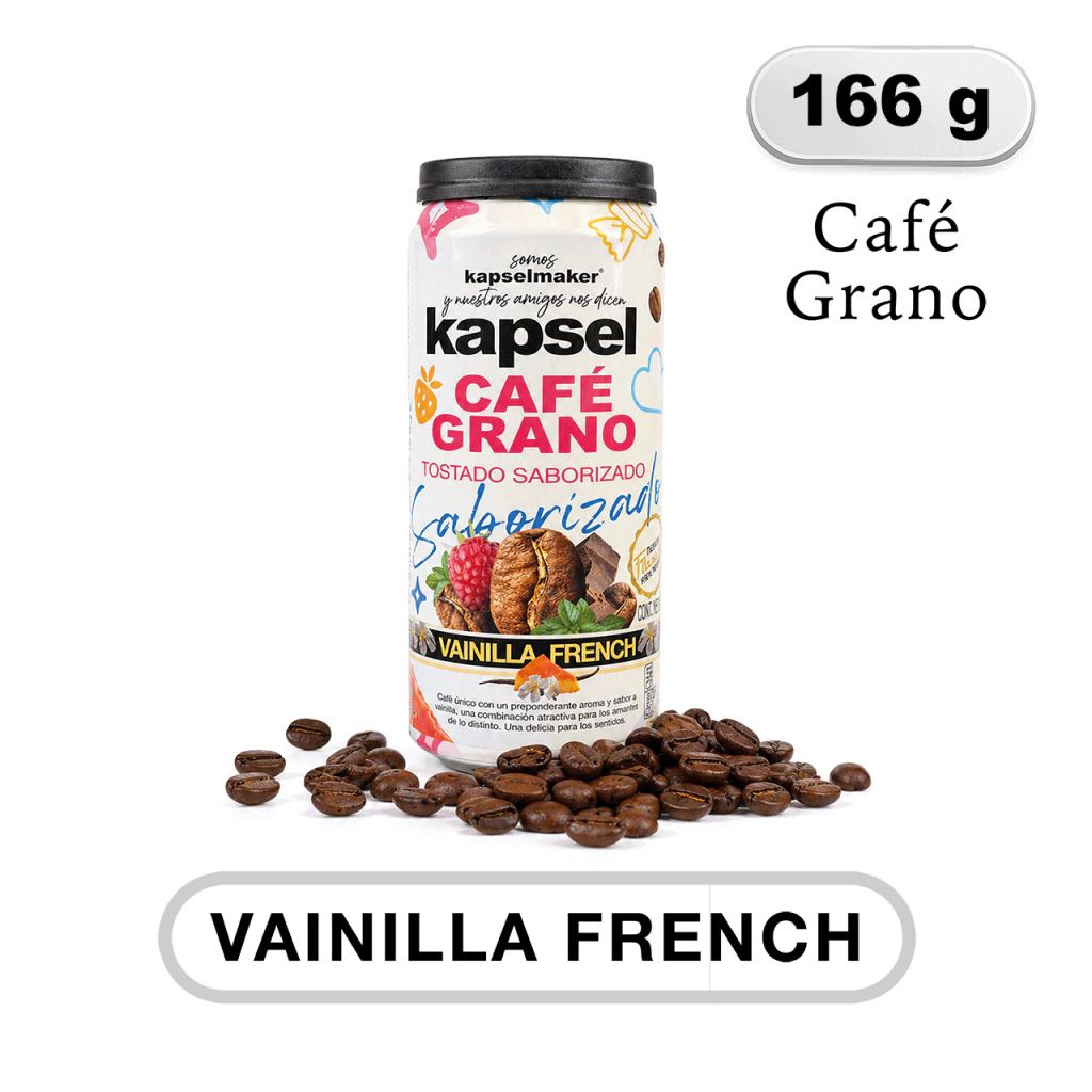 Kapselmaker Café Vainilla French En Grano x 166Grs