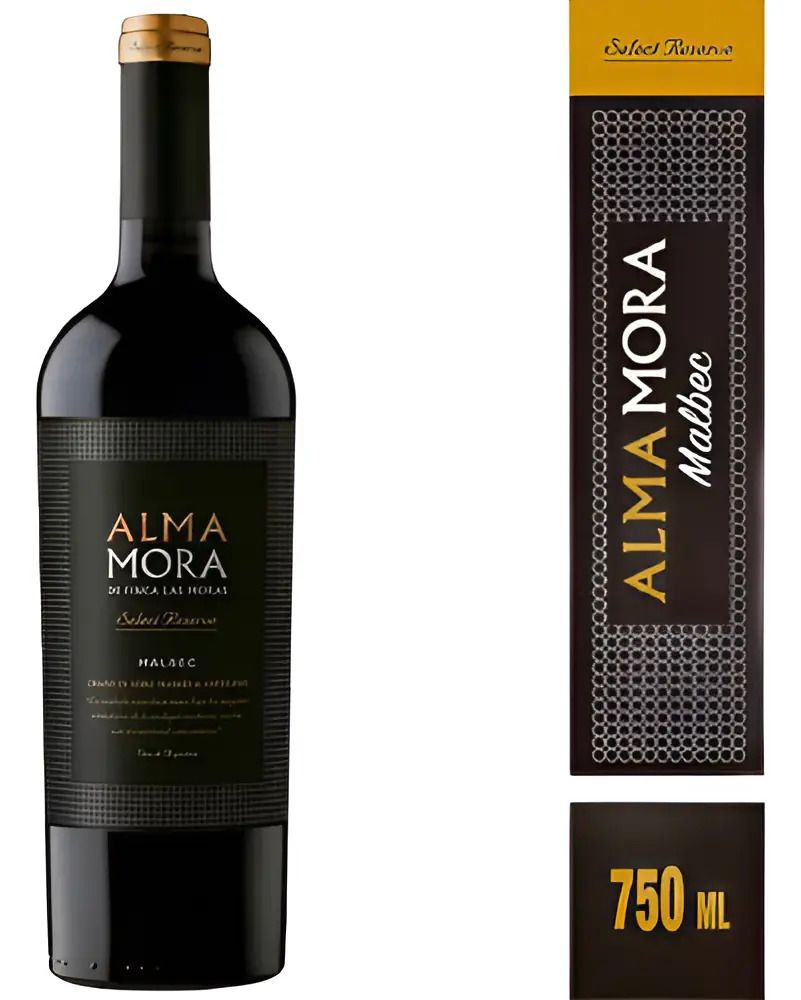 Vino Alma Mora Reserva Malbec x750cc