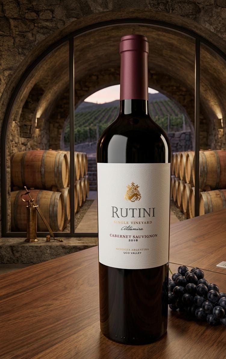 Vino Rutini Single Vineyard Altamira Cabernet x750cc