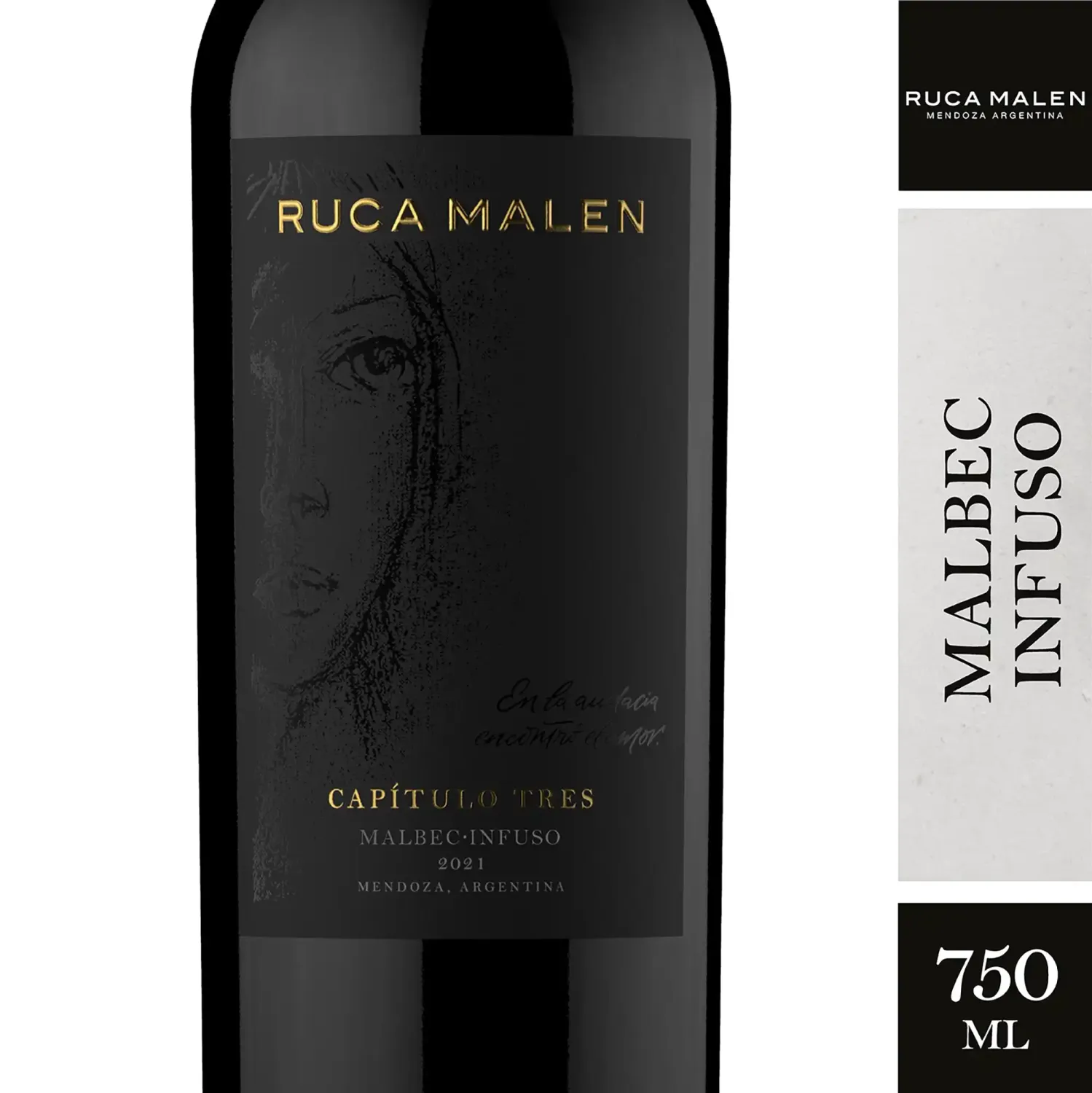 Vino Ruca Malén Capítulo Tres Malbec Infuso x750ml