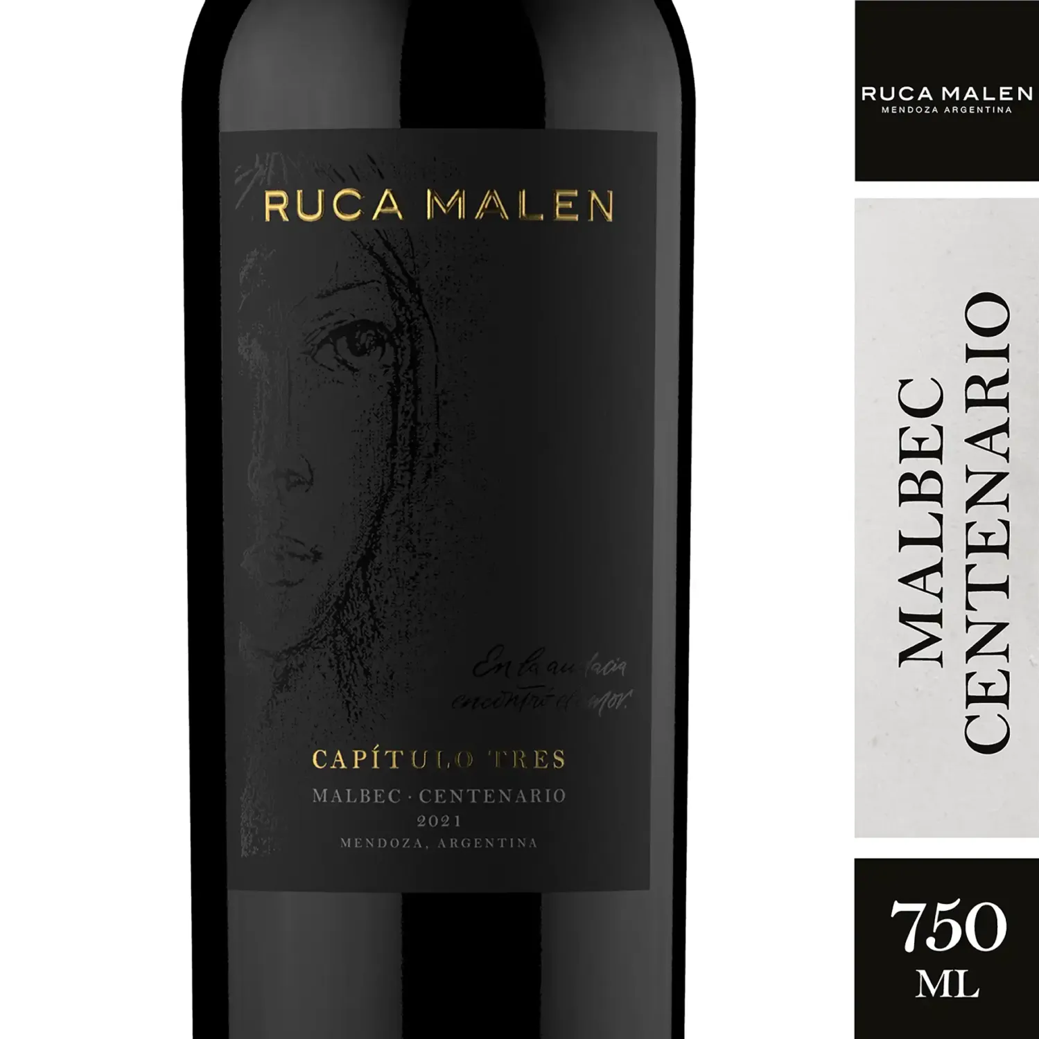 Vino Ruca Malén Capítulo Tres Malbec Centenario x750ml