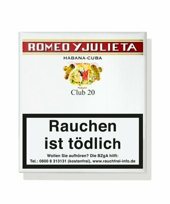 Romeo y Julieta Club - pack of 20