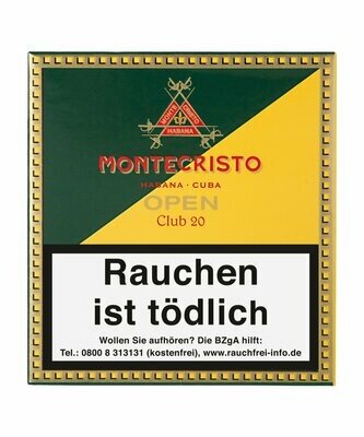 Montecristo Open Club - pack of 20