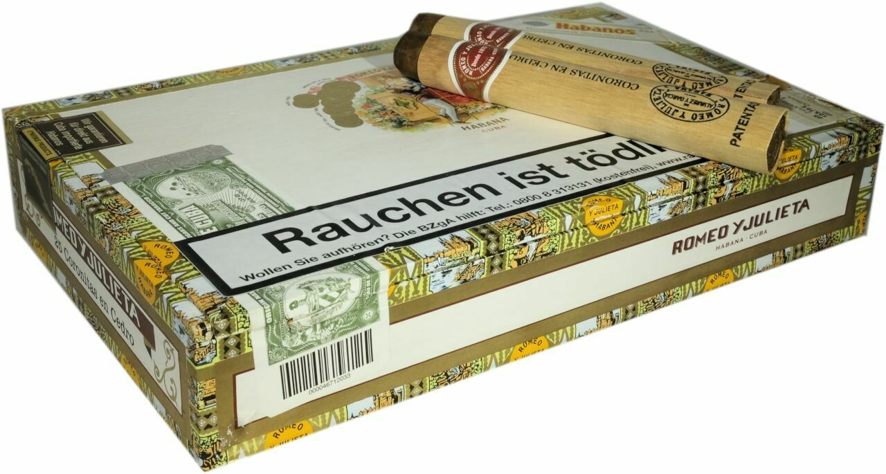 Romeo y Julieta Coronitas en Cedro - box of 25 Romeo y Julieta Coronitas en Cedro - box of 25