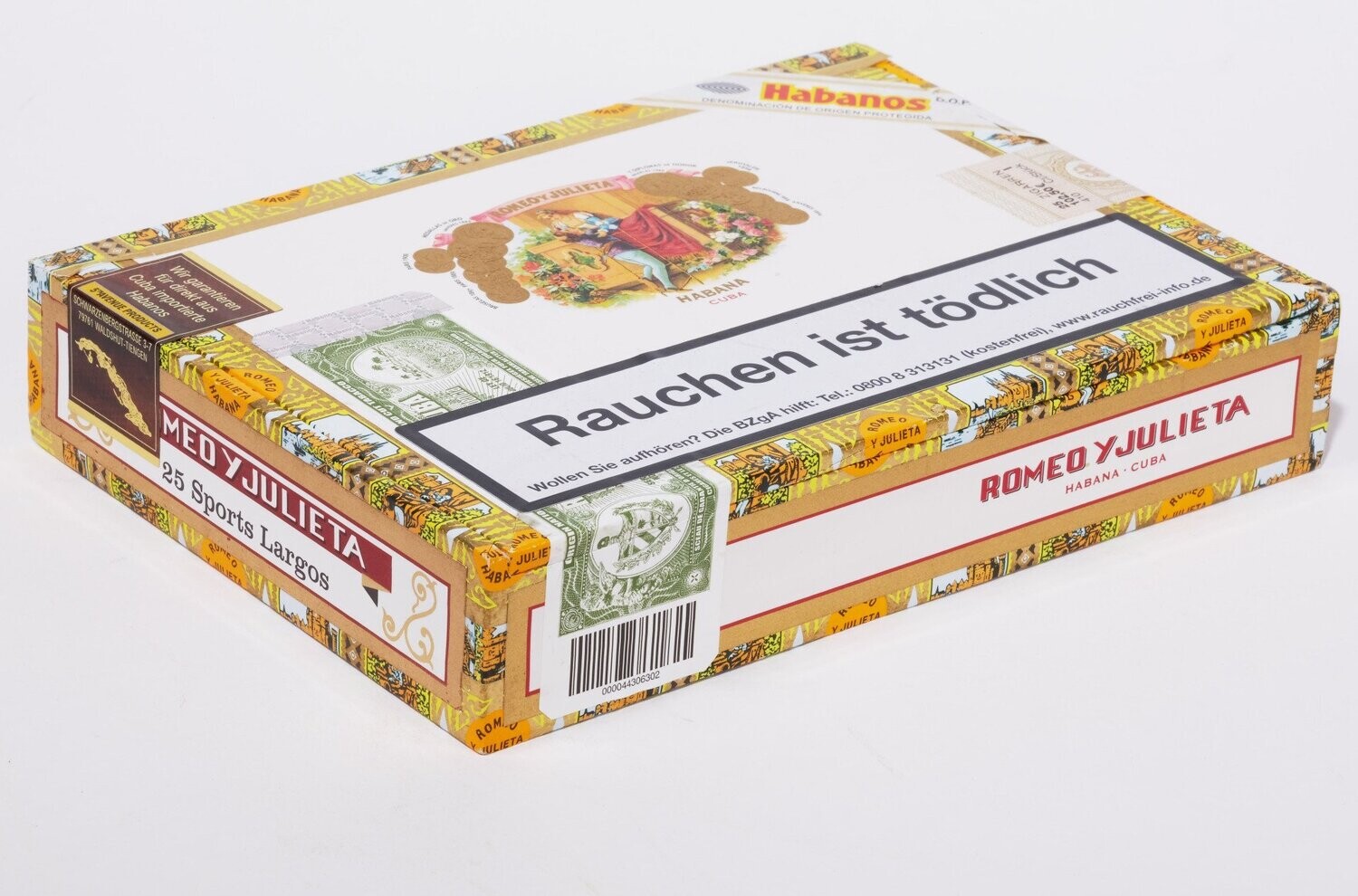 Romeo y Julieta Sport Largos - 25er Kiste