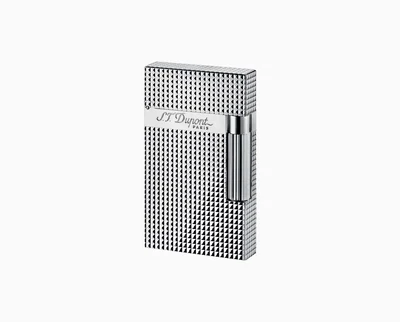 S.T. Dupont L2 Lighter - Silver plated Carré