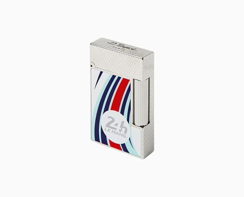 S.T. Dupont Lighter Ligne 2 Le Mans White/Palladium